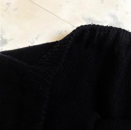 Teplá pletená sukňa, l