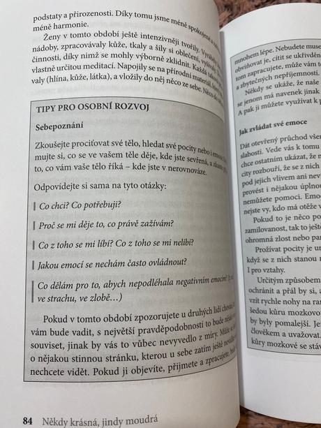 Někdy krásná, jindy moudrá slaďte diář s hormony,