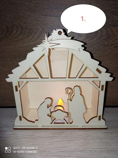 Dreveny svietiaci betlehem, 