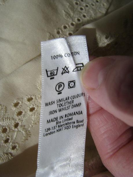 Béžová madeirová blúzka, bhs,40