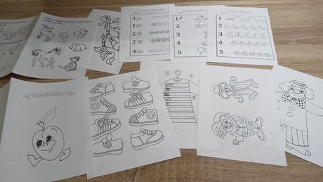 Pracovné listy na matematiku pre prvákov, 