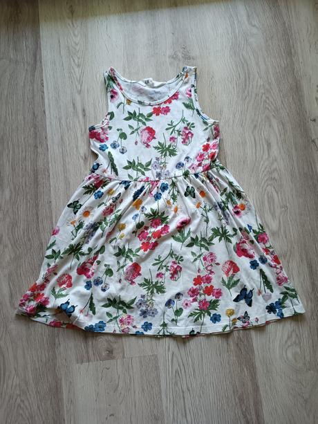 Kvietkované šatky, h&m,110