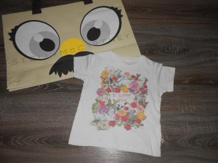 Stella mccartney dizajnerske tričko 98/104, 98