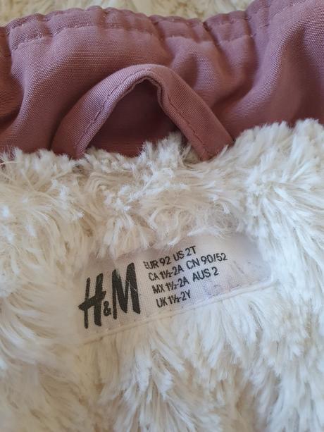 Zimna bunda/parka hm 92, h&m,92