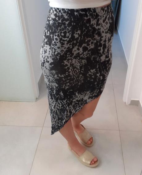 H&m sedocierna asymetricka suka xs, h&m,xs