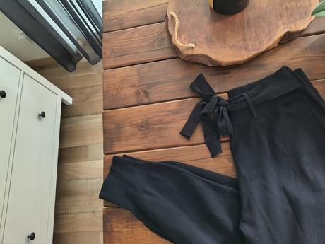 Úpletové štýlové nohavice m-l, m