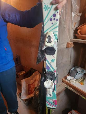 Lyze + lyziarky, 90-99 cm