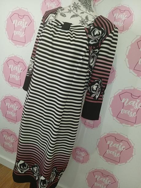 Pásikavé šaty 44/46, 44