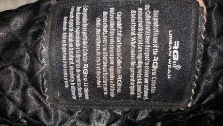 Kožená podšitá bunda, l