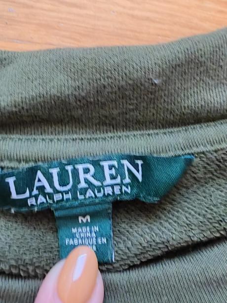 Ralph lauren monogram dámska mikina m/l, ralph lauren,m