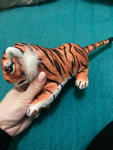 Plysovy tiger hnedý so zvukmi, 