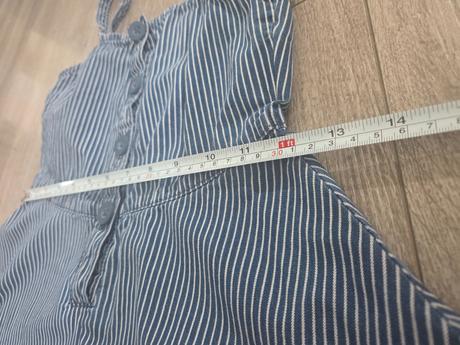 Riflové šaty / šatová sukňa, benetton,134