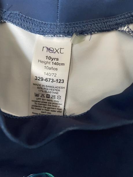 Next kúpacie tričko s uv ochranou, next,140