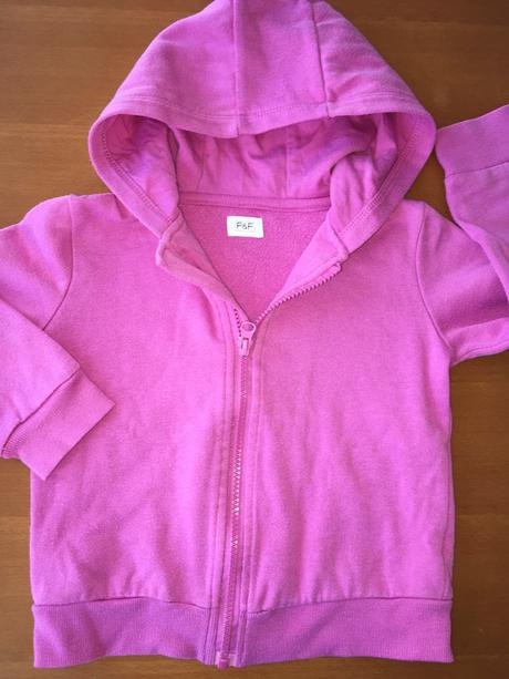 Mikina na zips 104 3 - 4 roky, f&f,104