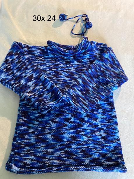 Pletený set sveter + čiapka, 68