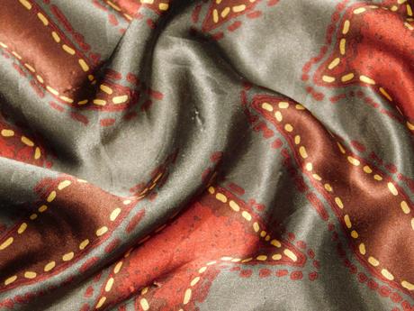 Ranch wear texas stitching luxusna hodvabna šatka, l