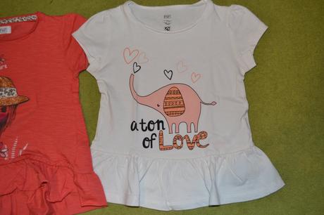 Tričká s krátkym rukávom-tuničky, f&f,98