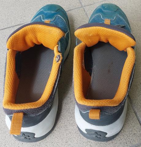 Detska turisticka obuv crossrock, quechua,35