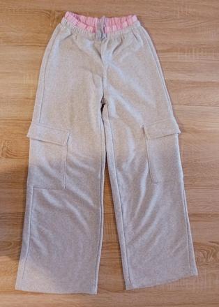 Široké tepláky, zara,152