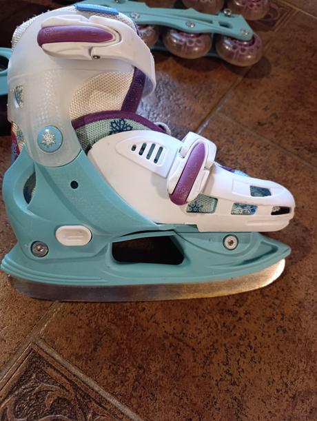 Nastaviteľné korčule kolieskové aj na ľad 31-34, 31