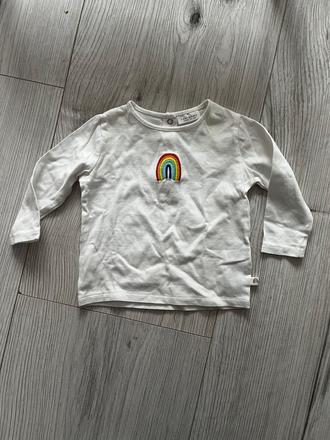 Biely dlhorukavovy top, next,68