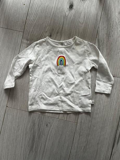 Biely dlhorukavovy top, next,68