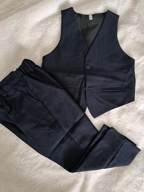 Svadobný set pre dieťa(košeľa, vesta, nohavice), 104