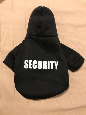 Mikina pre psíka security,