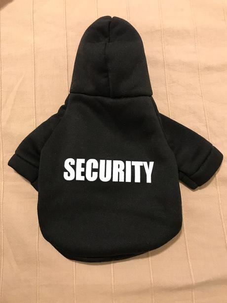 Mikina pre psíka security,