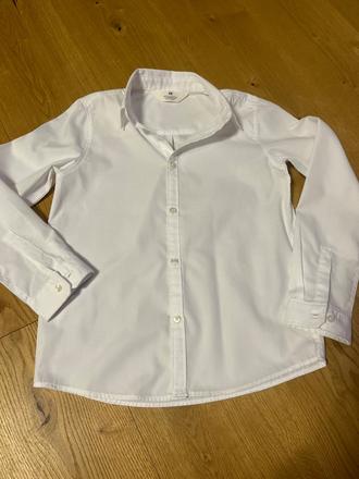 Biela košeľa, h&m,140