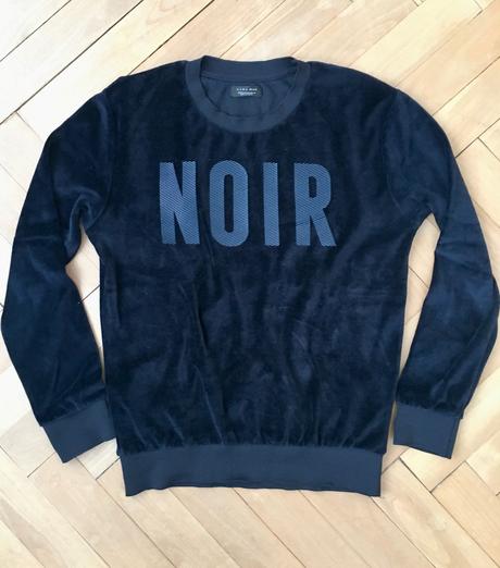 Zara zamatová mikina, zara,l