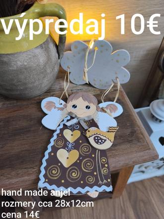 Nadherný hand made anjelik výpredaj, 