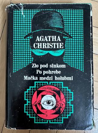 Kniha agatha christie zlo pod slnkom po pohrebe...,