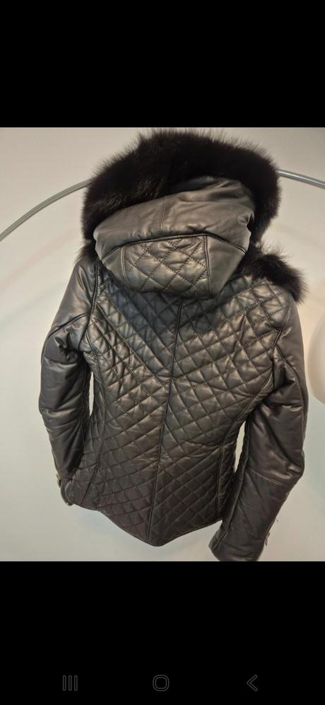 Dámska kožená bunda flo&clo, xs