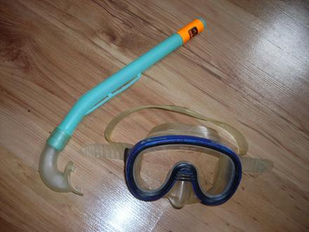 Potápačské okuliare+ šnorchel,