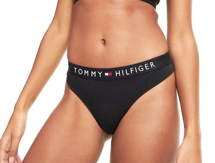 Tangá tommy hilfiger tommy original thong čierne, tommy hilfiger,l / m / s
