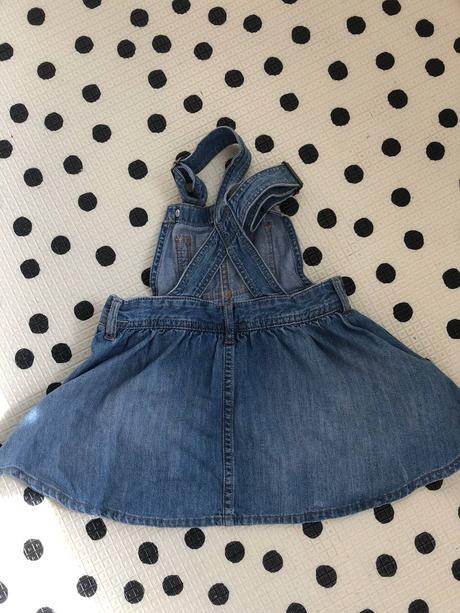 Riflová šatovka, h&m,92