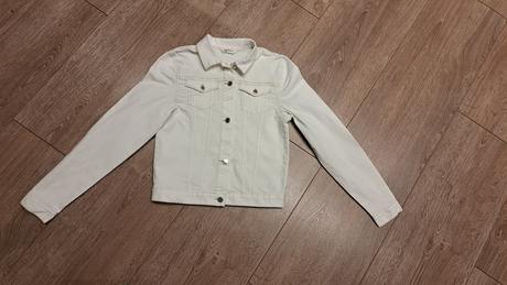 Biela riflovka, h&m,170