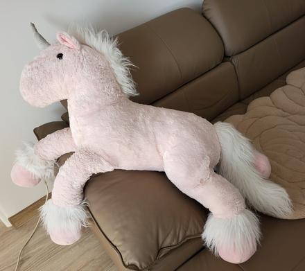 Veľký plyšový jednorožec 60cm, 