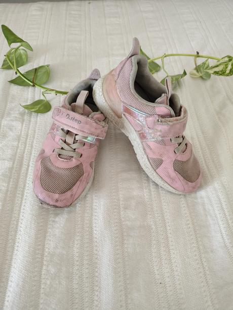 Ružové tenisky/ bledoruzové tenisky suchý zips, d.d.step,29