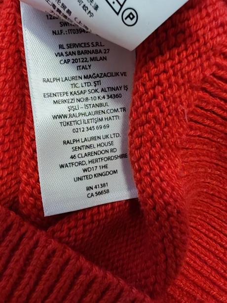 Ralph lauren bear originál luxusný sveter, ralph lauren,122