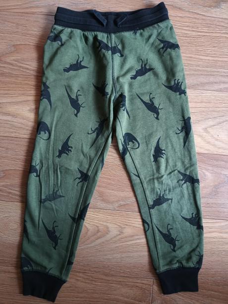 Tepláky s dinosaurami 128, h&m,128