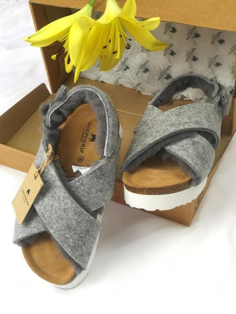 Shepherd - luxusné papučky s ovčou vlnou, 32