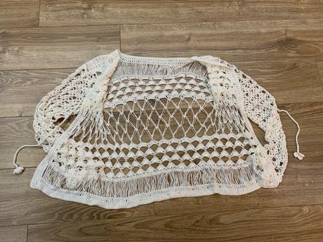 Bolerko biele krajkove k spoločenským šatám, slovenka,m