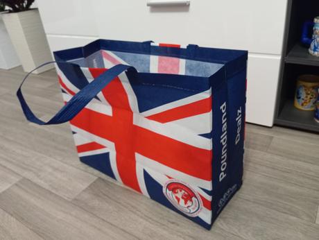 Znovupožívateľná taška britská vlajka británia, marks & spencer
