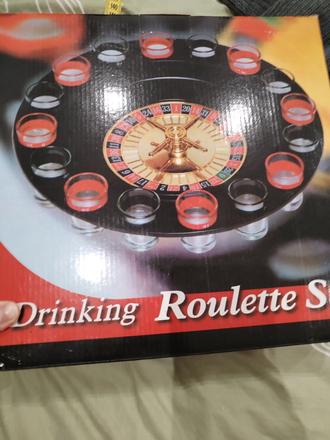 Hra drinking roulette set, 