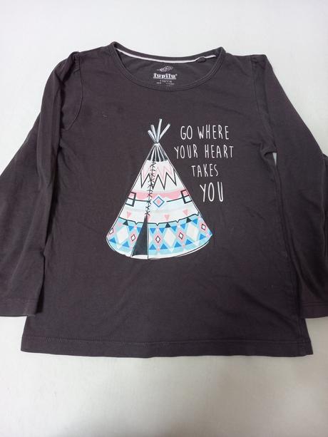 Tričko s dlhym rukávom, lupilu,110