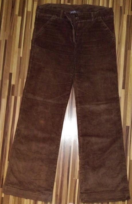 Menčestrové hnedé teplé gate, 44