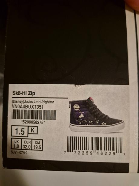 Topanky "nightmare before...", vans,32