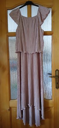 Lindex ružové trblietavé šaty, lindex,170
